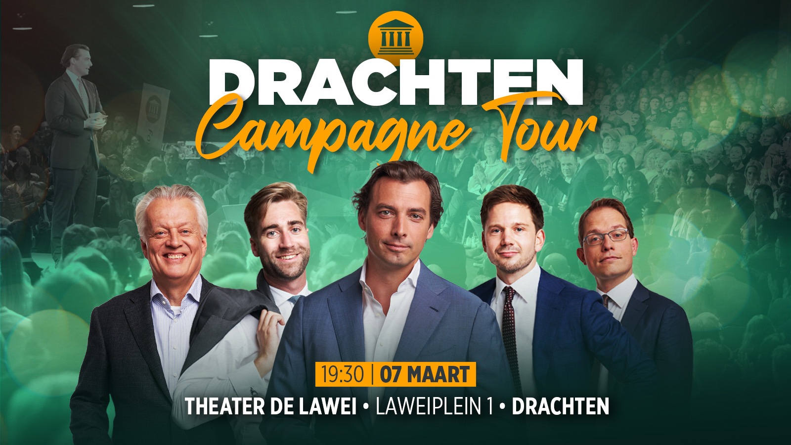 FVD Campagnetour: Drachten, Friesland