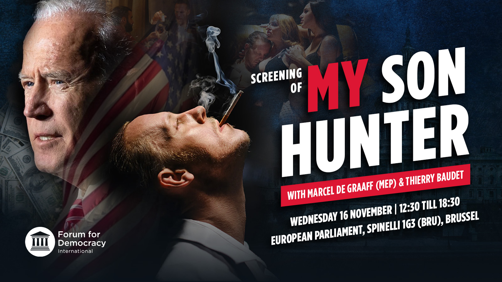 Screening of 'My Son Hunter' in the European Parliament