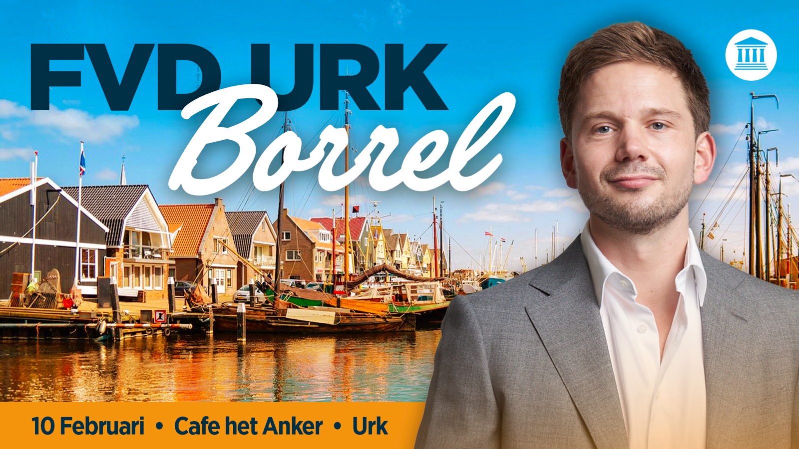 FVD borrel op Urk met Gideon van Meijeren